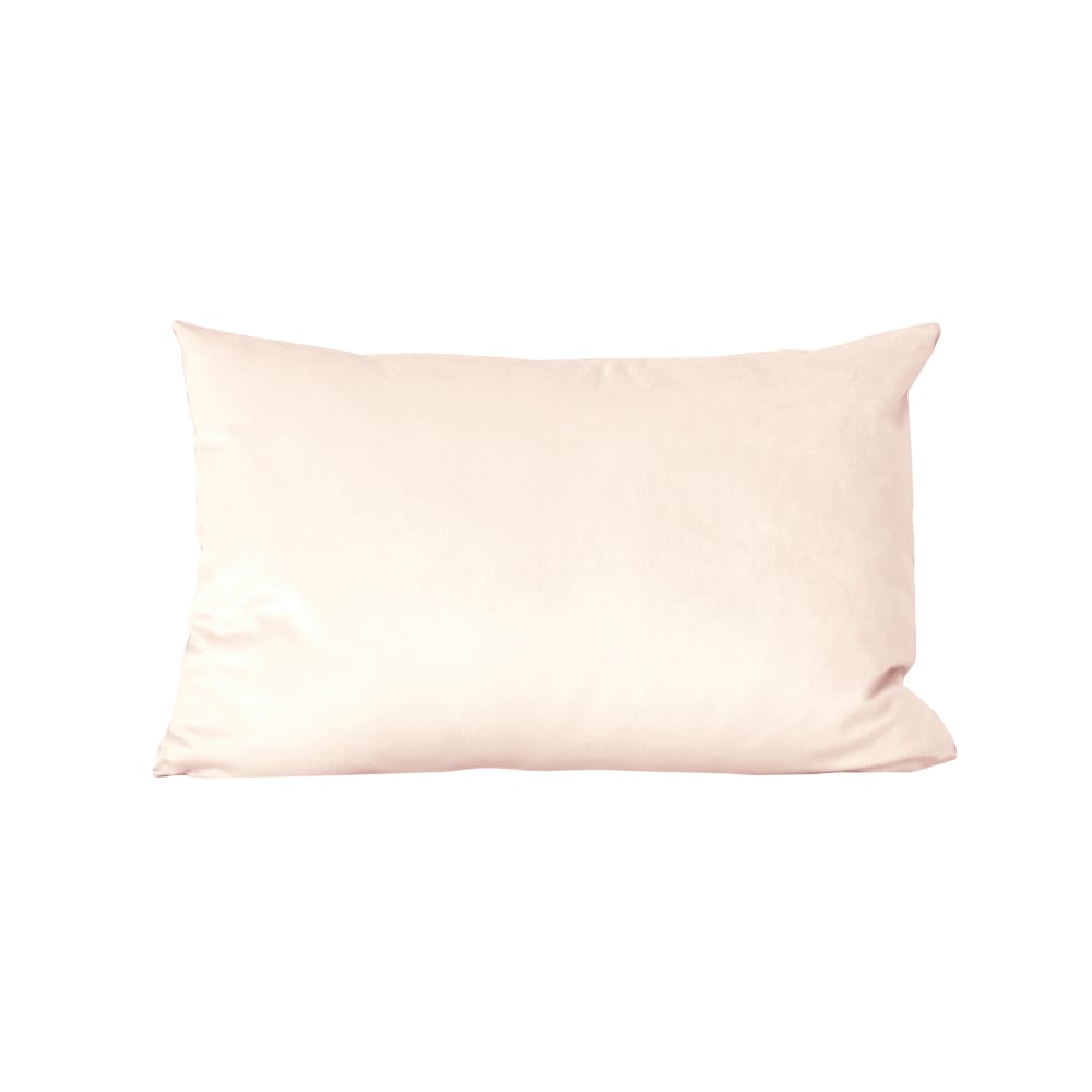 Coussin rectangulaire velours brut 30x50 cm
