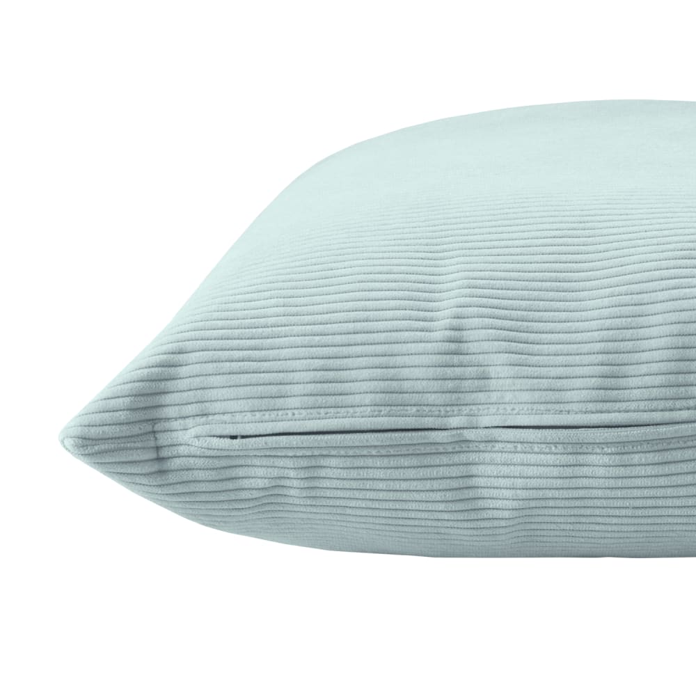 Coussin velours turquoise 30x50 cm