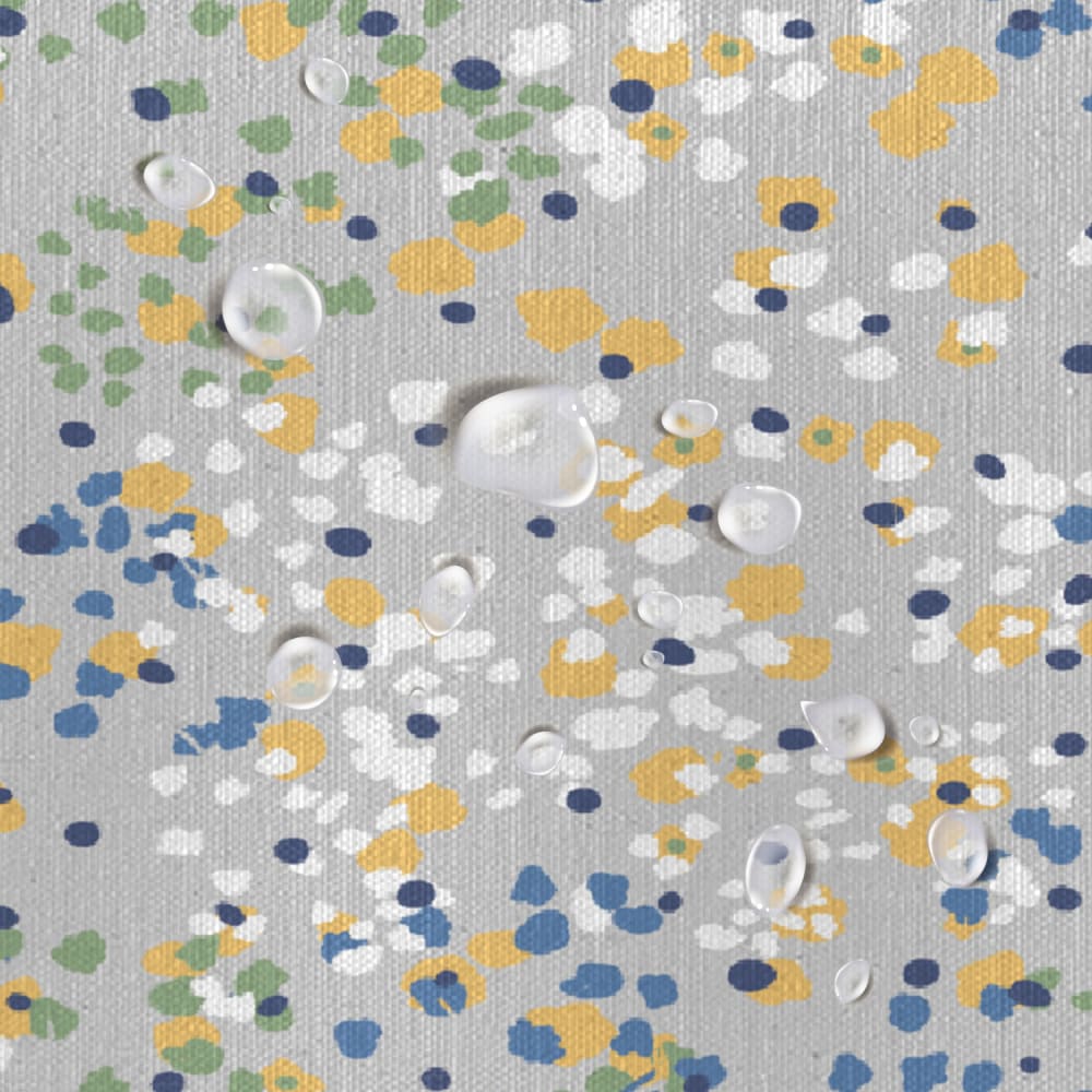 Nappe en résine imprimée antitache 100x135 cm, bleu