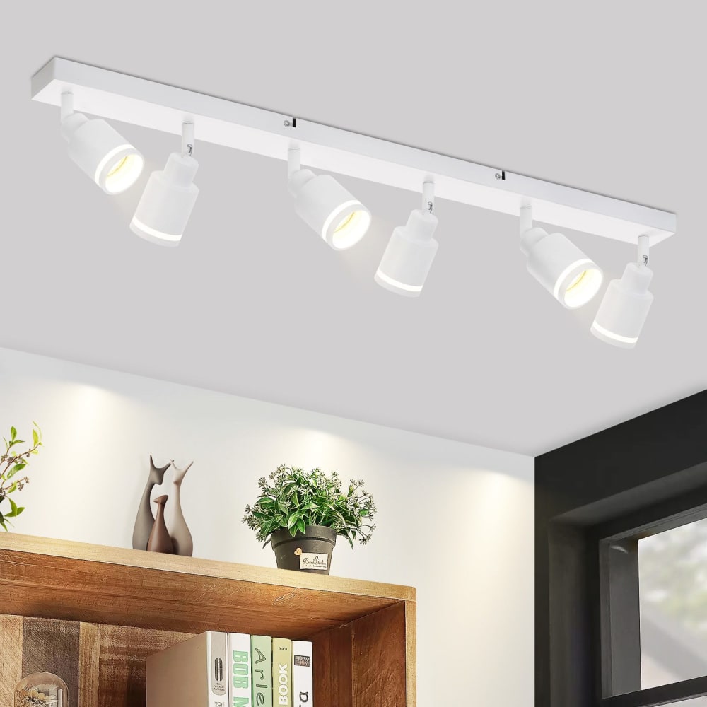 Bochum - spot de plafond en métal, blanc, l 83 cm, gu10 — vue 3