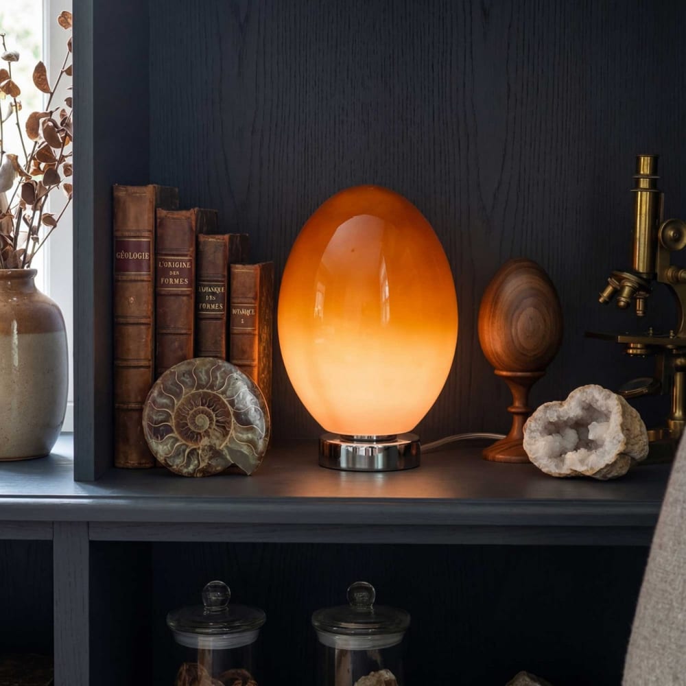 Lampe à poser en verre & métal — vue 3