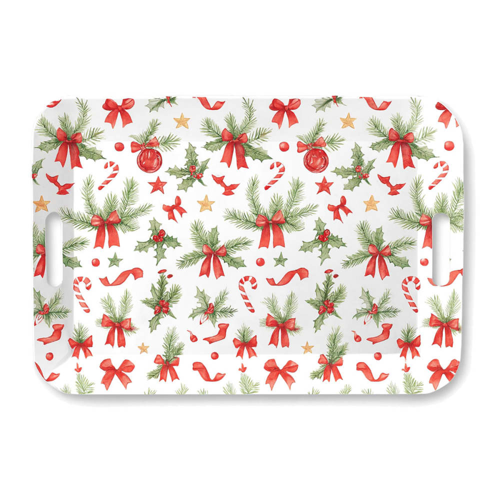 Plateau rectangulaire motifs de noël Plateau rectangulaire motifs de noël