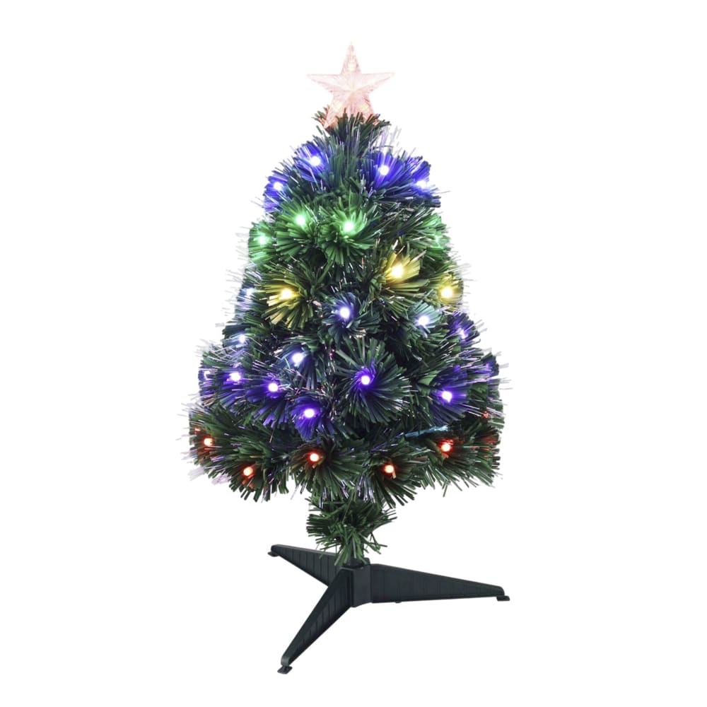 Arbol de navidad en pvc verde de 60 cm