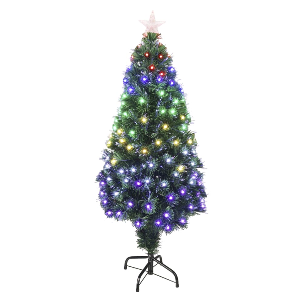 Arbol de navidad en pvc verde de 135 cm