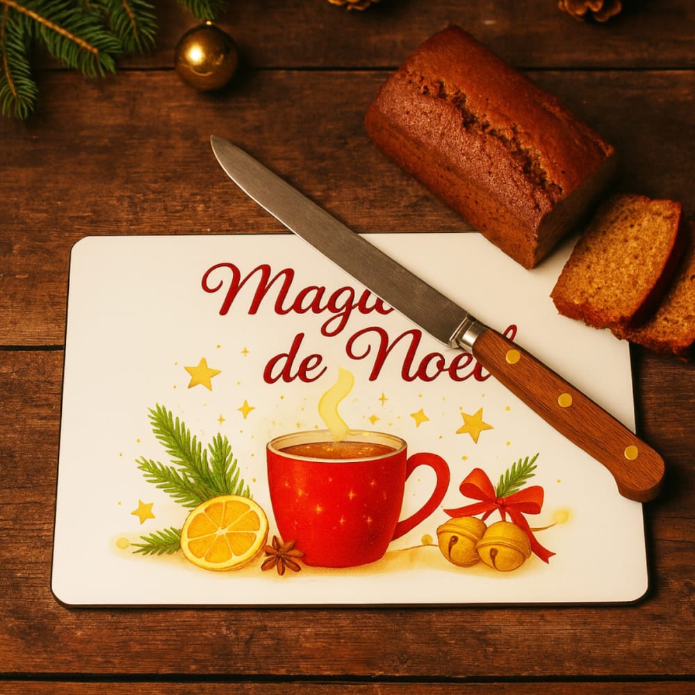 Planche à découper en verre magie de Noël - Maisons du Monde