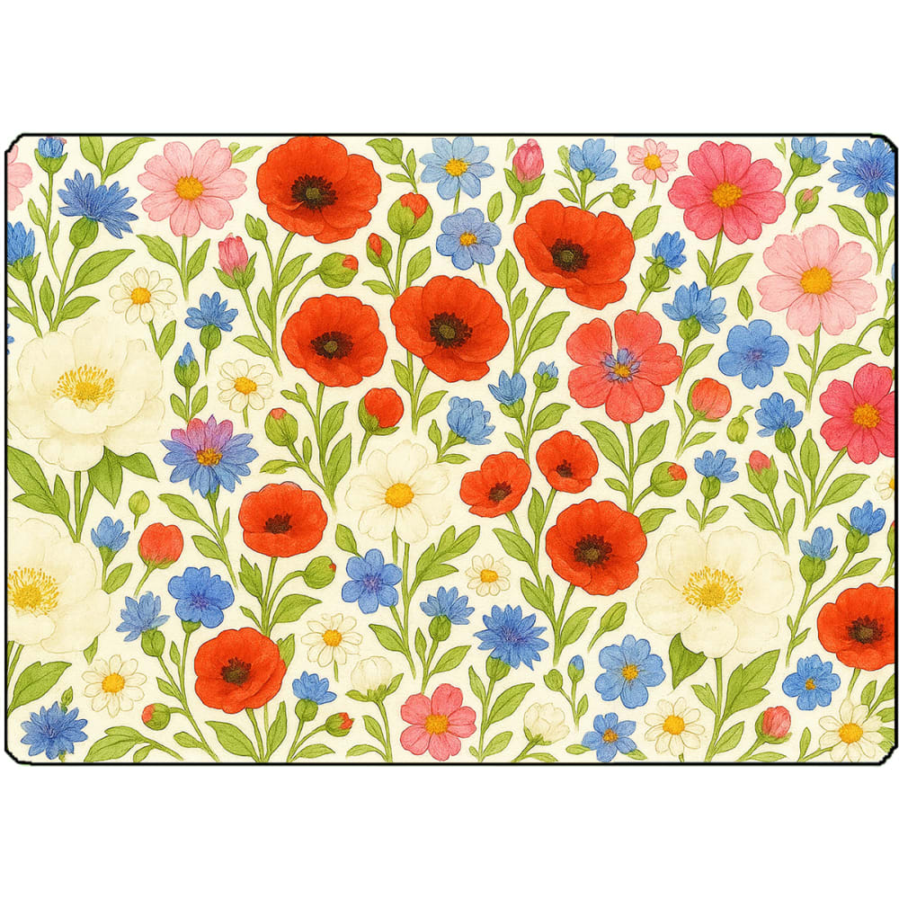 Planche à découper fleurs des champs Planche à découper fleurs des champs