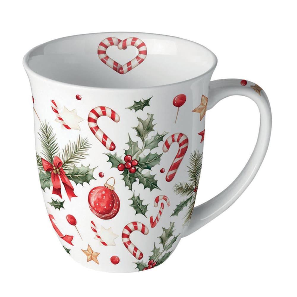 Mug de noël en porcelaine fine