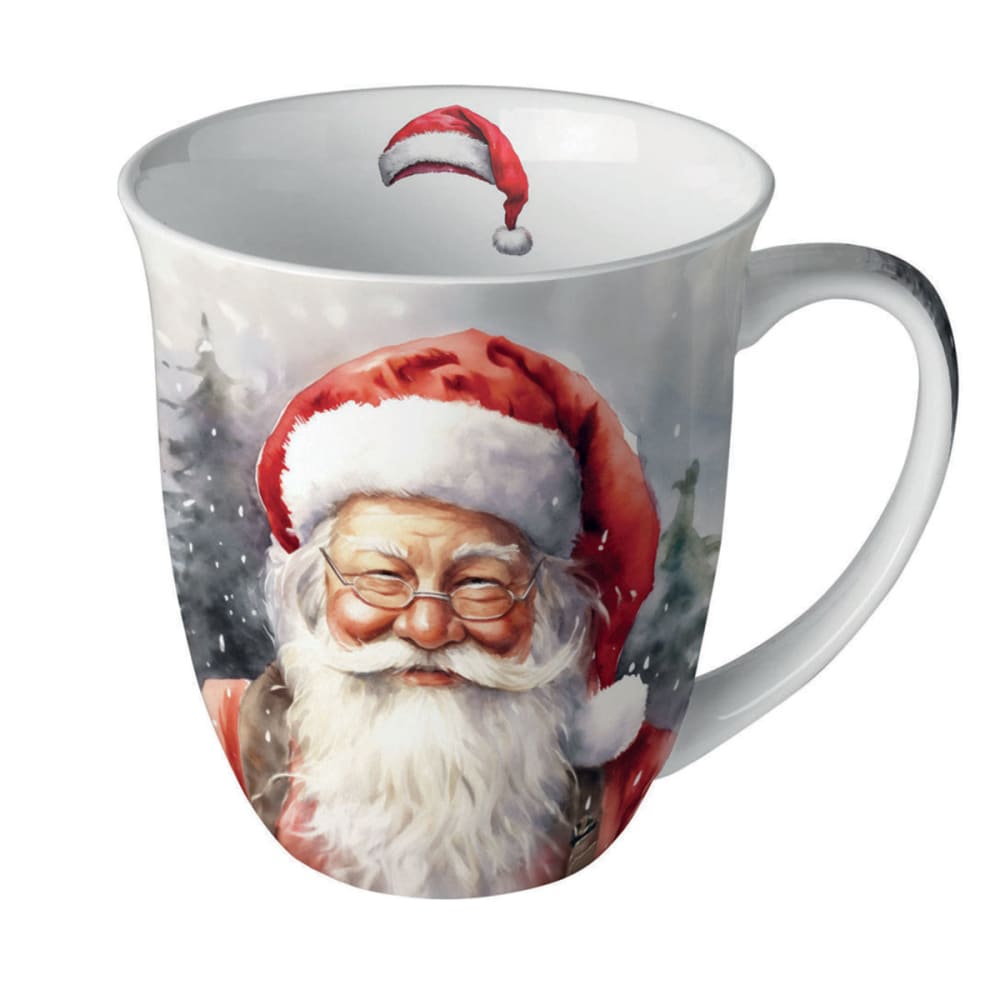 Mug en porcelaine fine père noël 0,4 litre