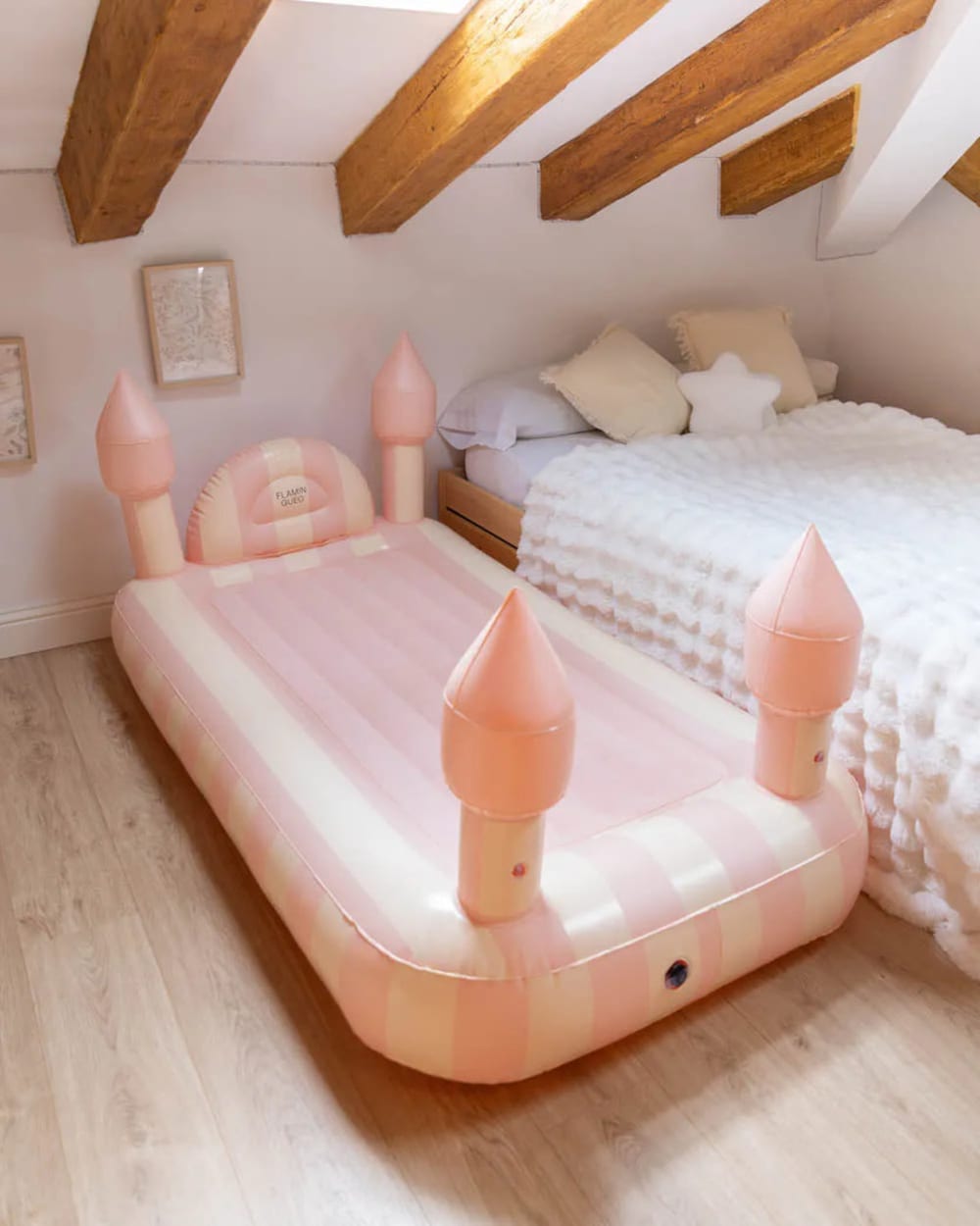 Aufblasbares Kinderbett PVC 0,4 mm, Rosa - Maisons Du Monde