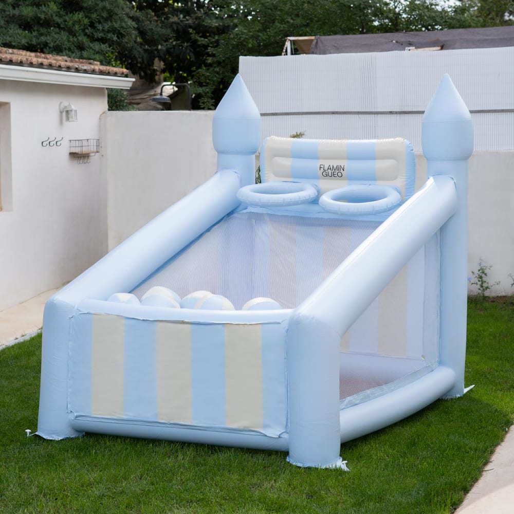 Aufblasbarer Großer Kinderkorb PVC mit Pumpe, Blau - Maisons Du