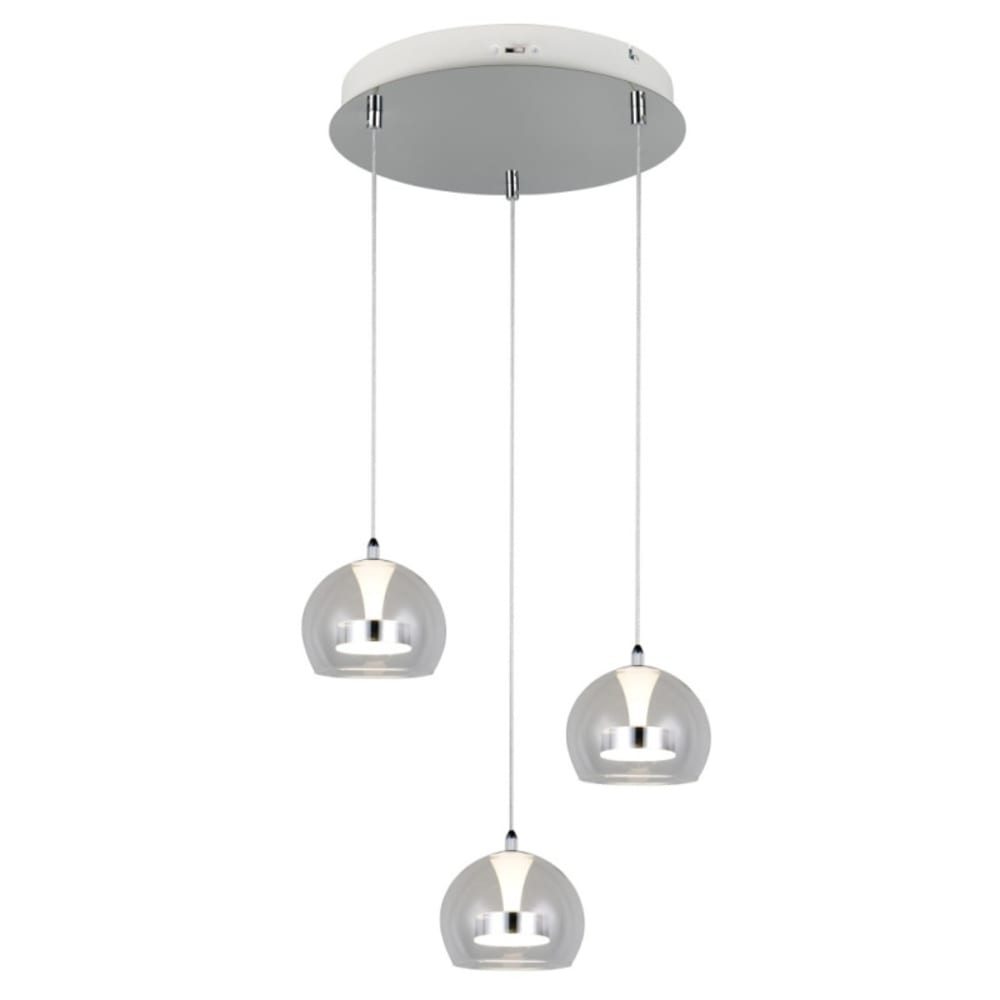 Suspension en verre transparent — vue 3