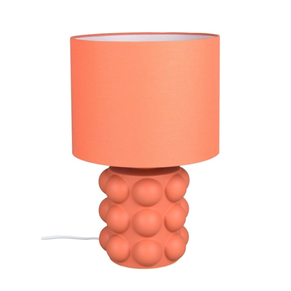 lampe design en céramique - terracotta