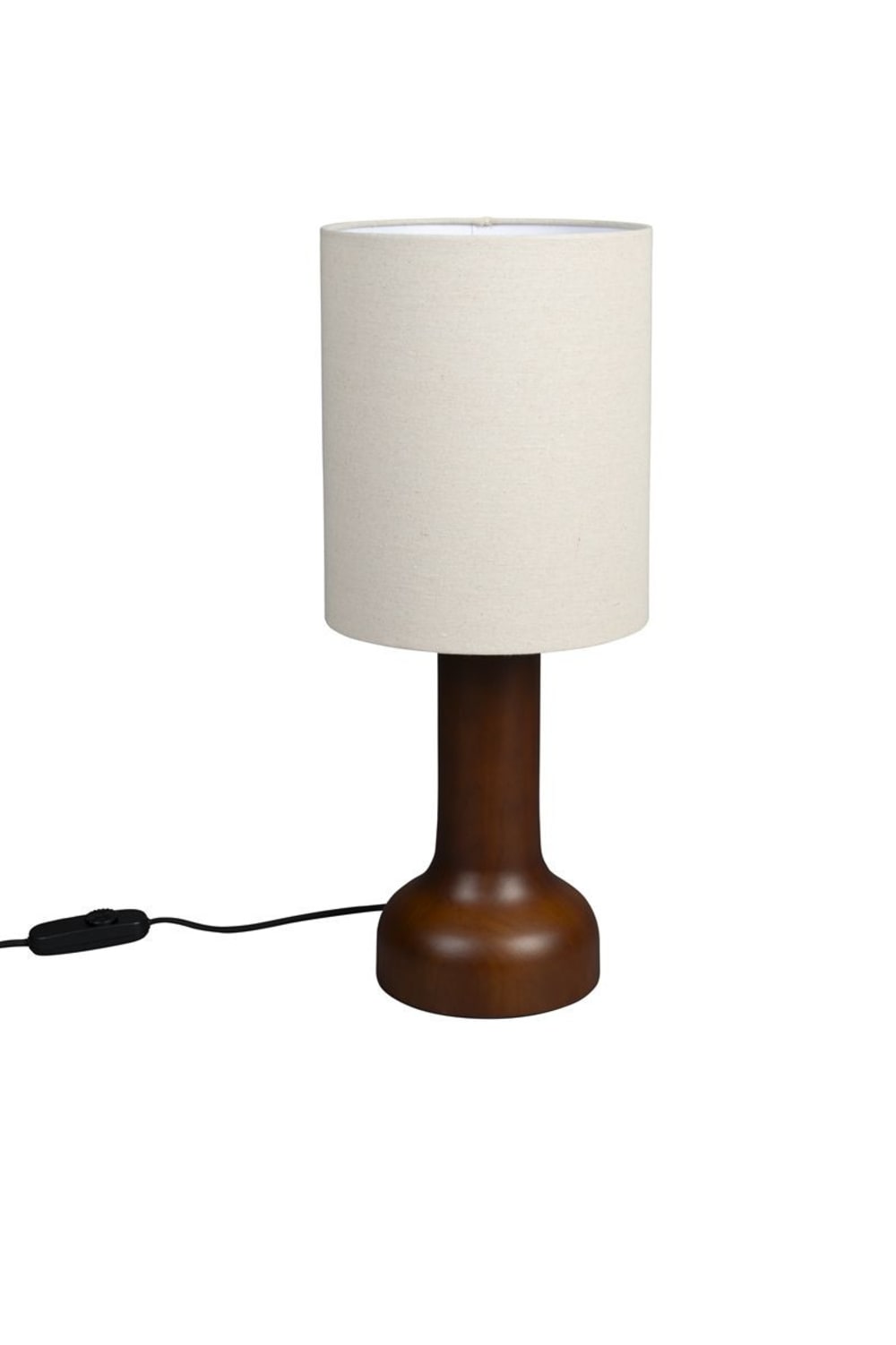 Lampe design en bois marron