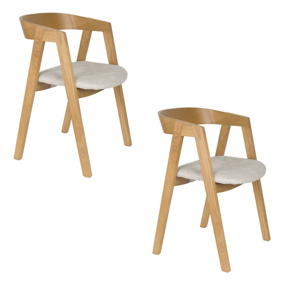 Lot de 2 chaises design