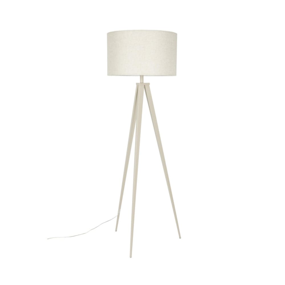 Lampadaire design en métal beige — vue 3