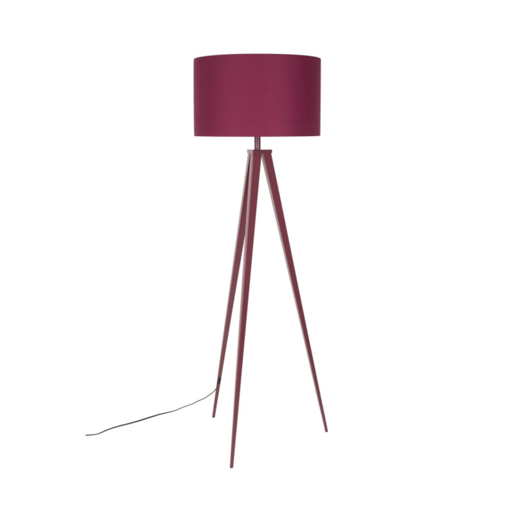 Lampadaire design en métal rouge — vue 3
