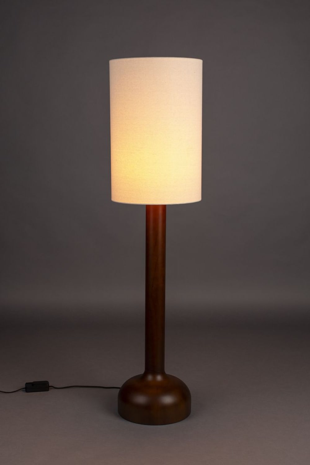 Lampadaire design en bois marron — vue 4