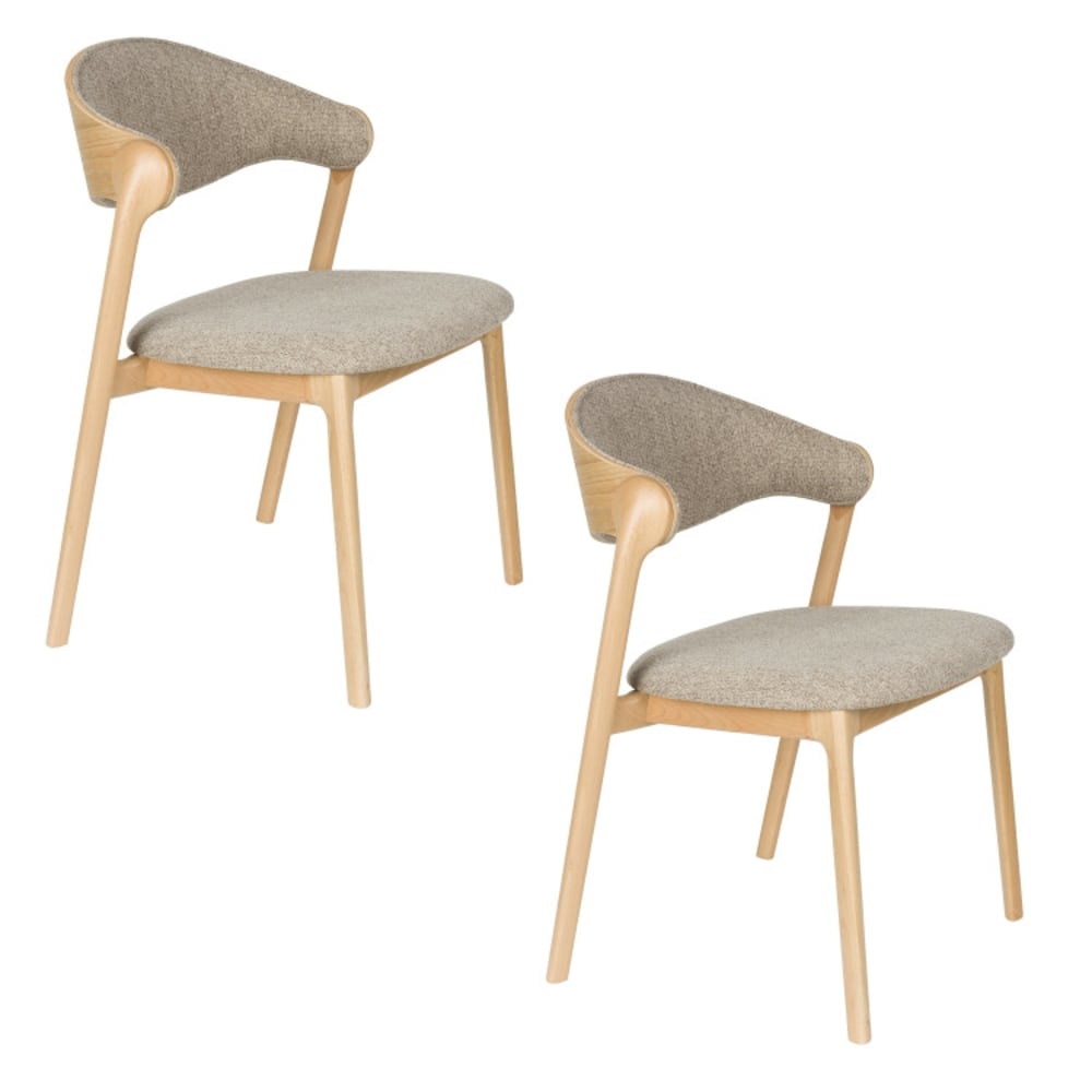 Lot de 2 chaises design