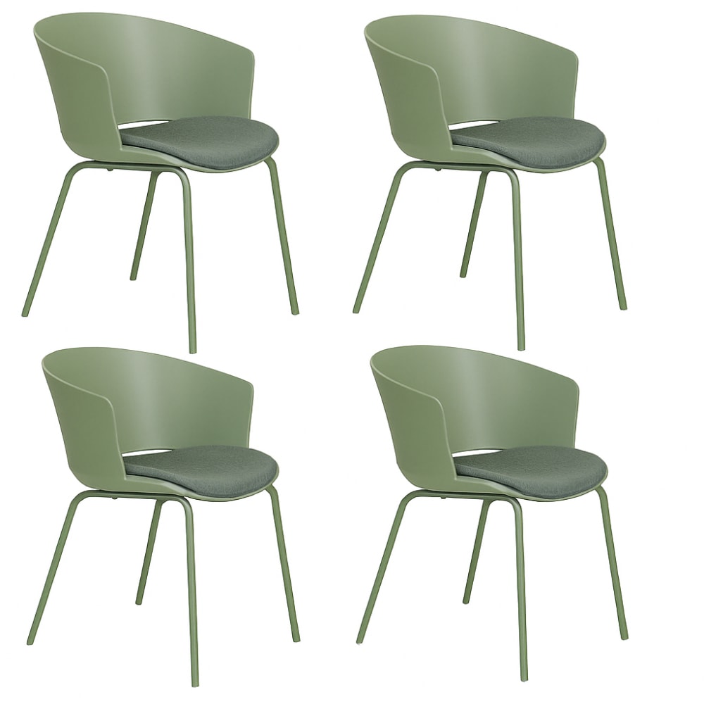 Lot de 4 chaises design