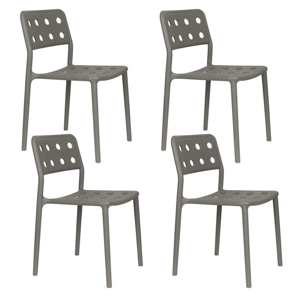 Lot 4 chaises jardin