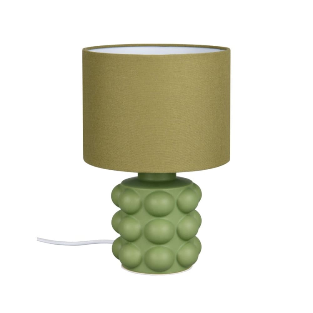 Lampe design en céramique vert