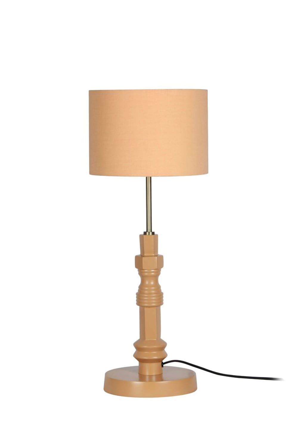 Lampe design en céramique marron