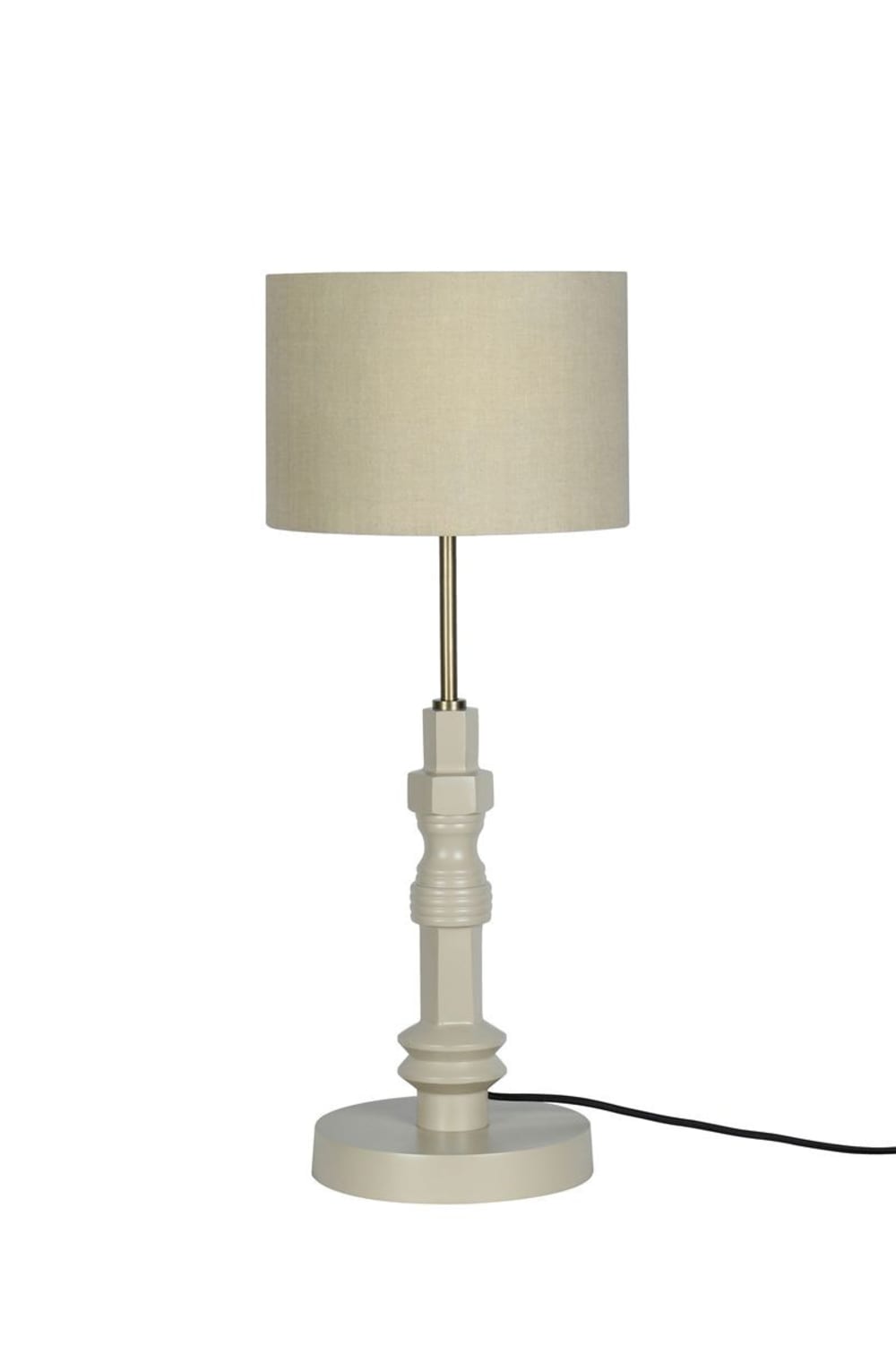 Lampe design en céramique beige