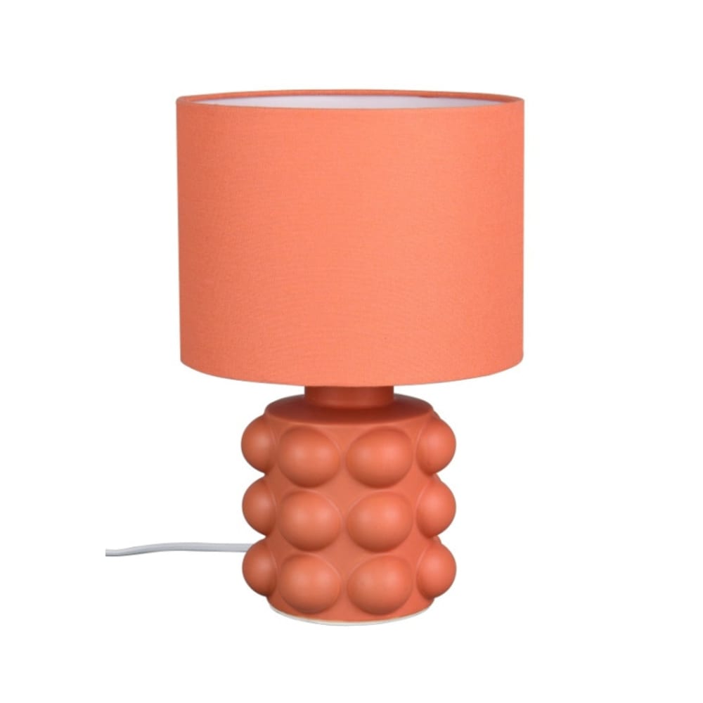 Lampe design en céramique terracotta