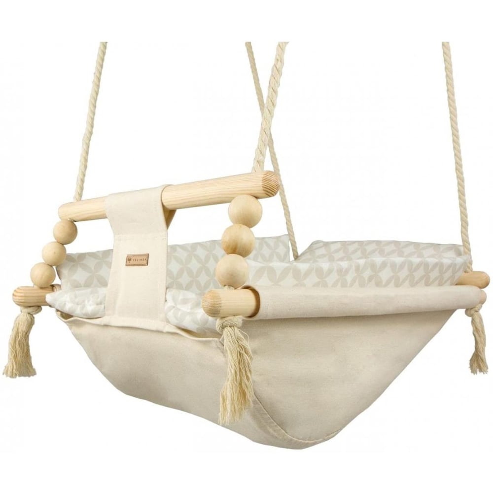 Bascule pour bébé crème,