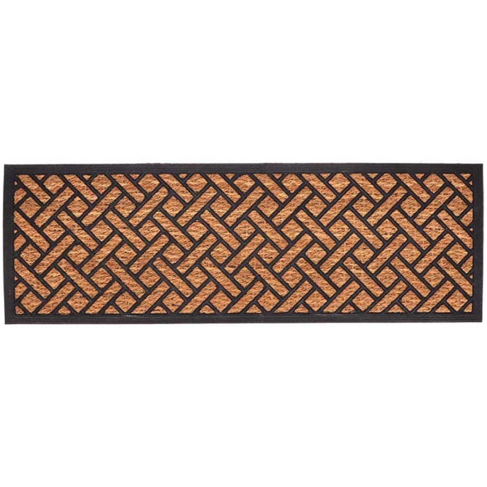 Tapis en coco et caoutchouc tissage xl