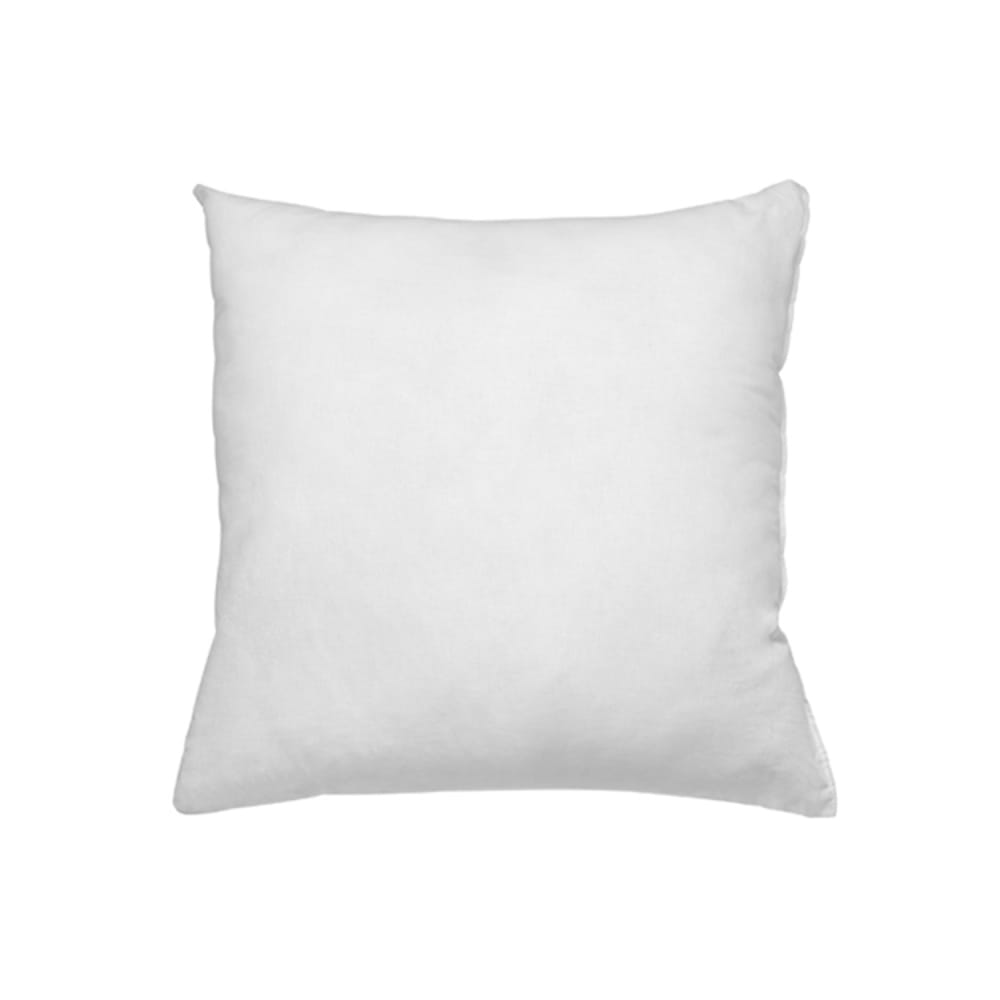 Coussin de garnissage coton et polyester blanc 50x50 cm