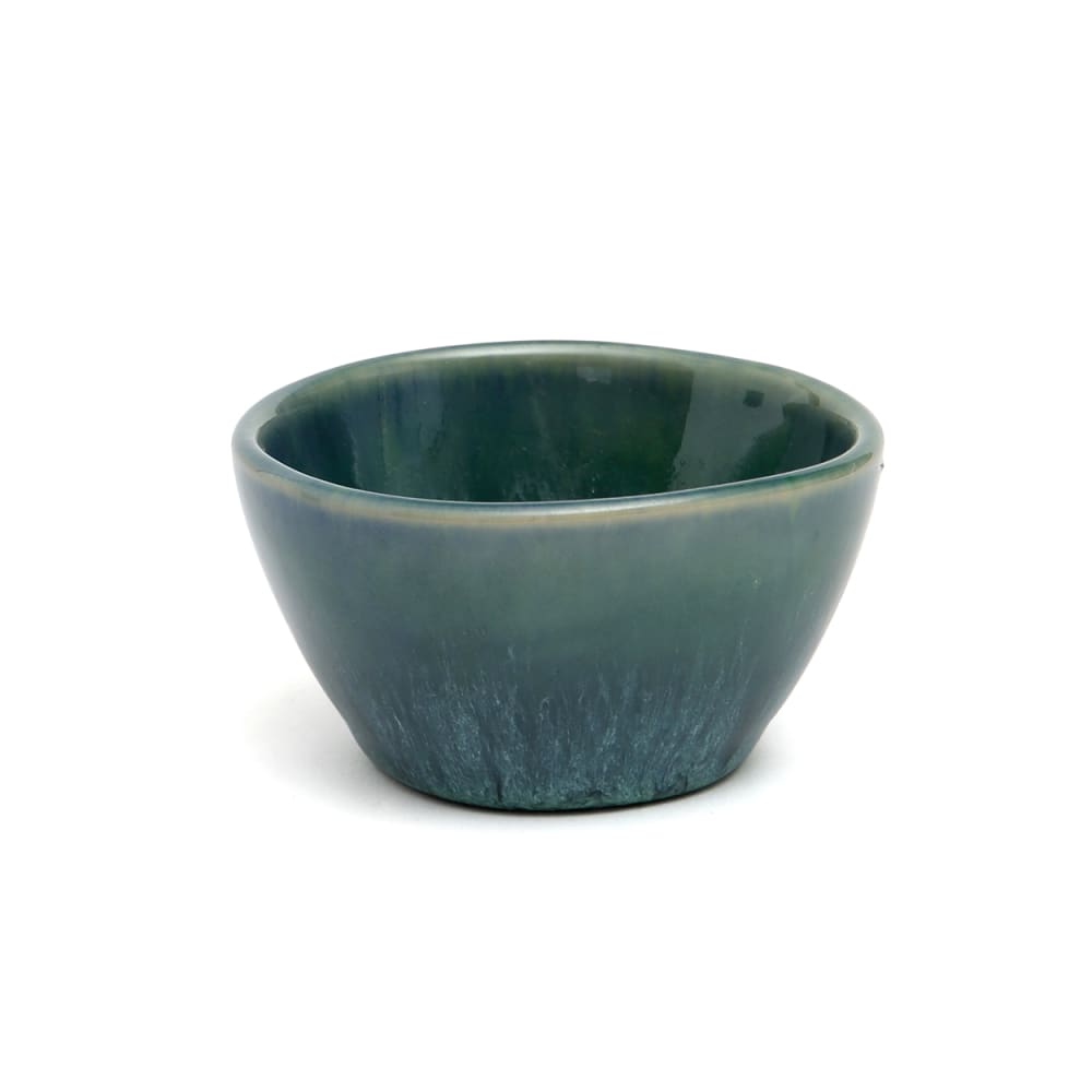 Bol en céramique bleu 6,5x6,5x3,5cm
