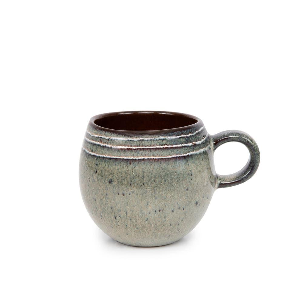 Tasse espresso en céramique multicolore 9x9x8cm