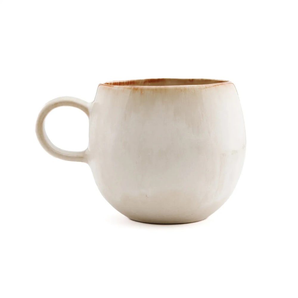 Tasse en céramique blanc 9x12x8cm