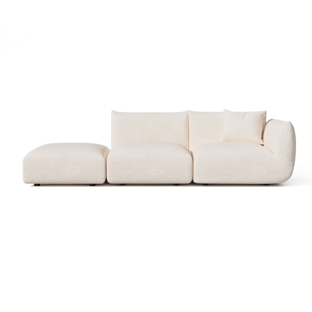 Canapé modulable 4-5 - velours