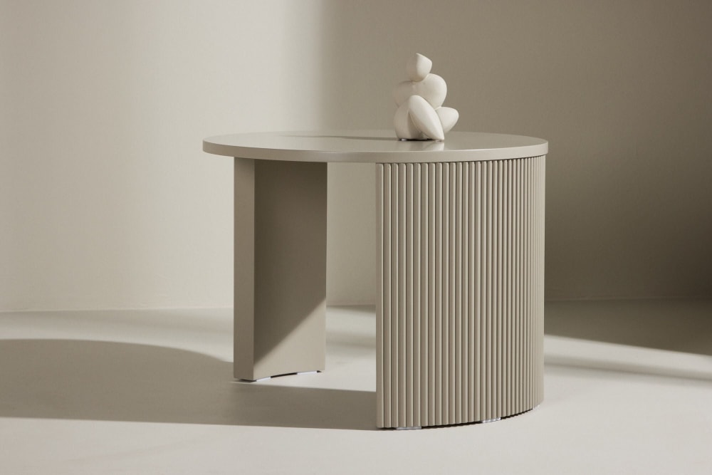 Couchtisch Ø60cm, beige - Maisons Du Monde
