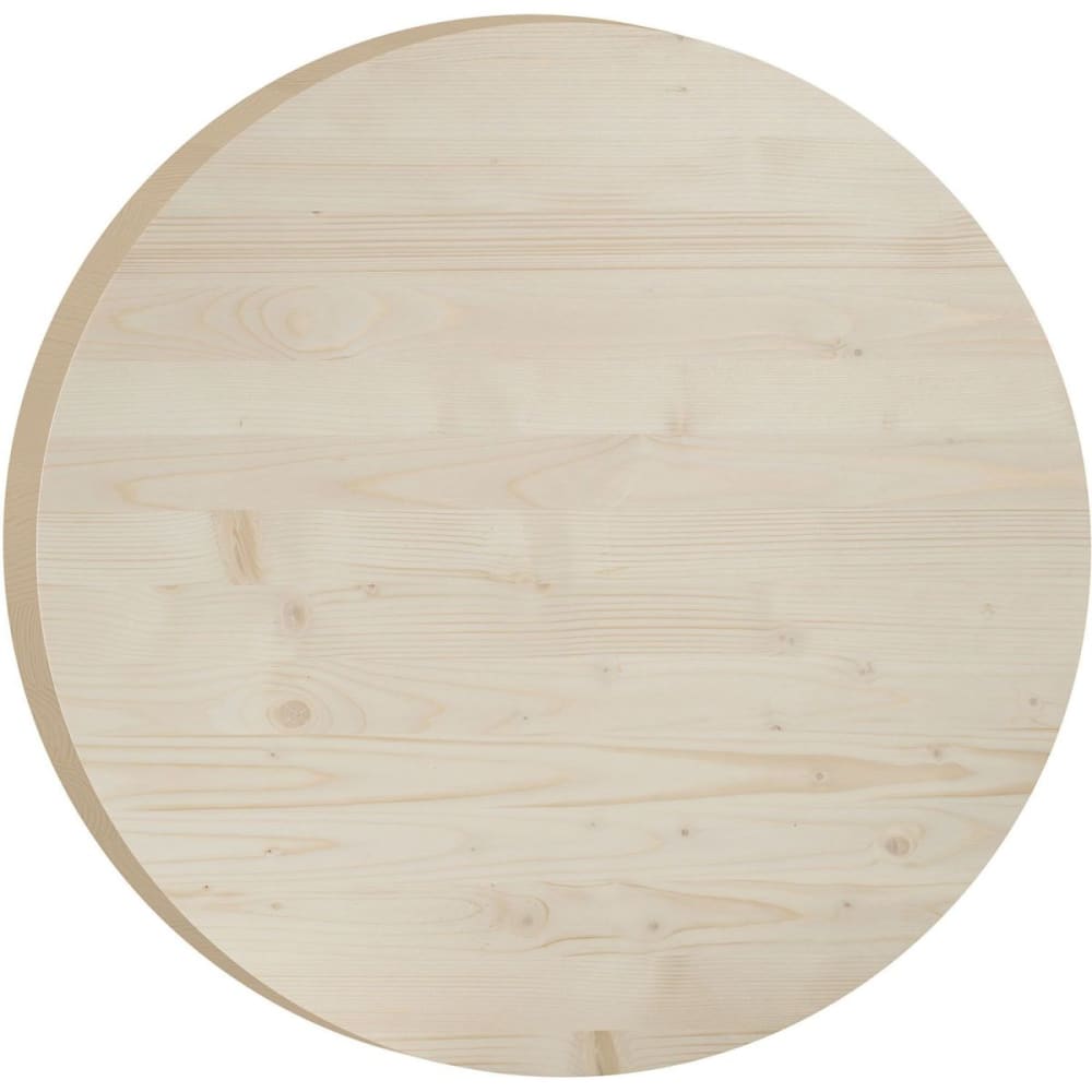 plateau rond en pin 75