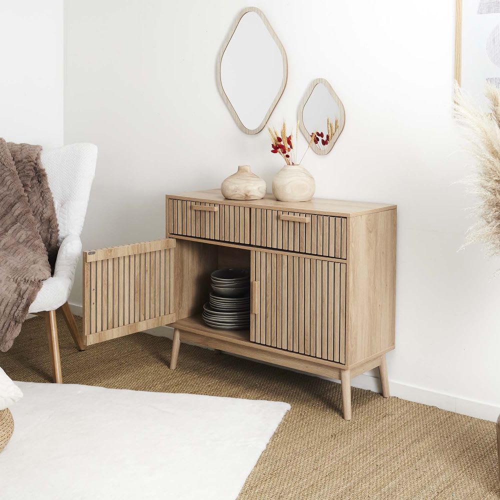 Buffet en bois 2 portes