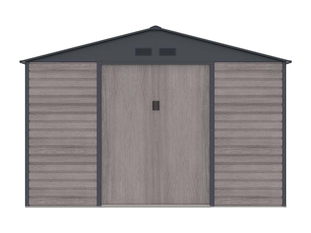 Cabane de jardin acier