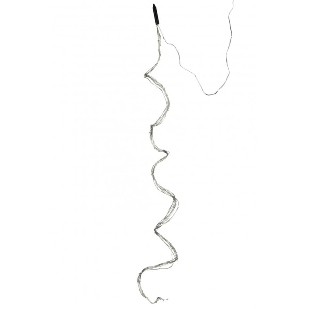 Guirlande luminaire argent avec 200 led blanches L2m