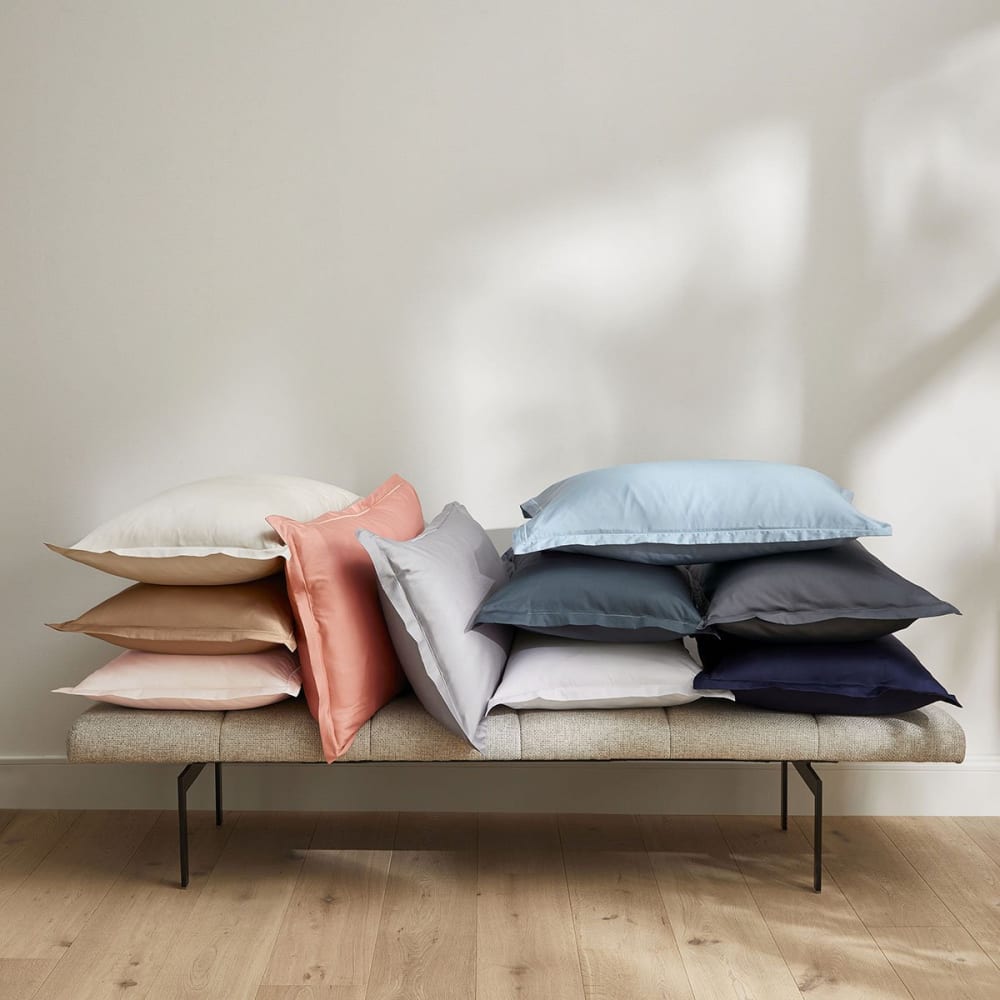 Drap housse satin cuivre 180x200 cm — vue 4