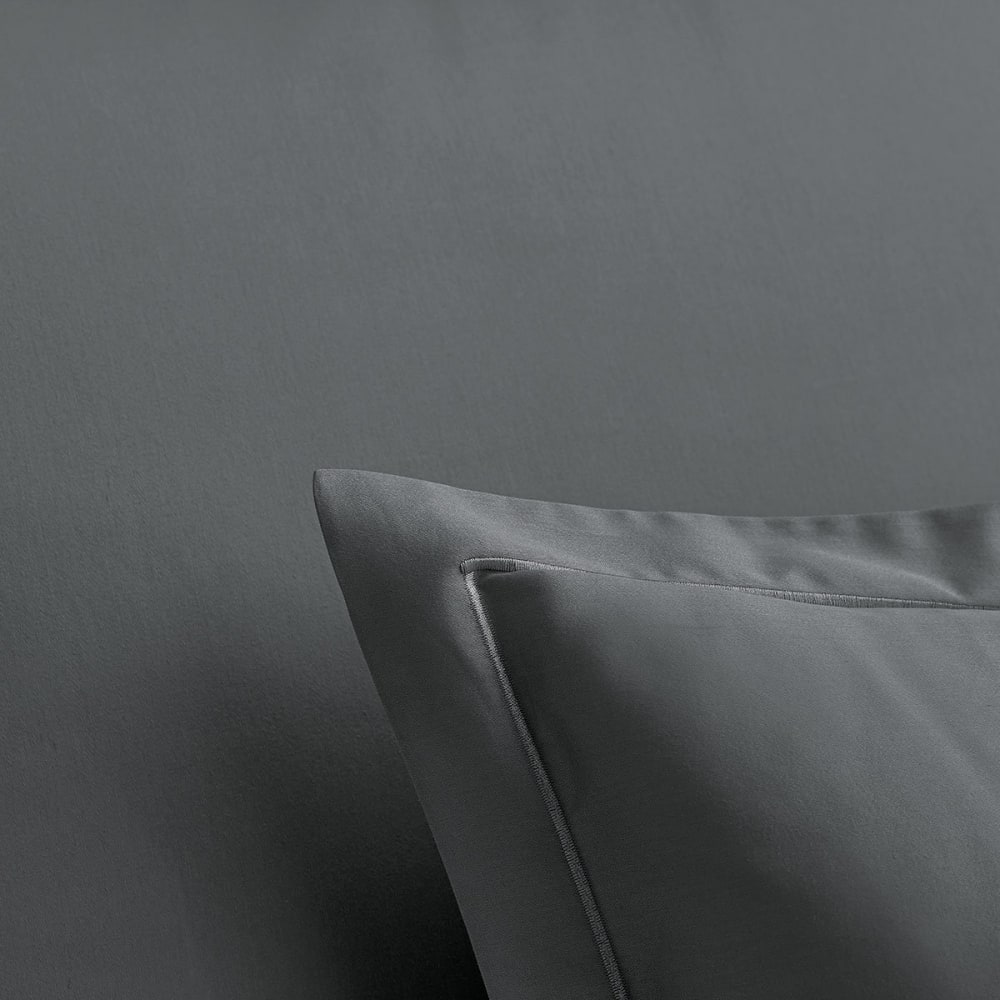 Housse de couette satin basalte 200x200 cm — vue 3