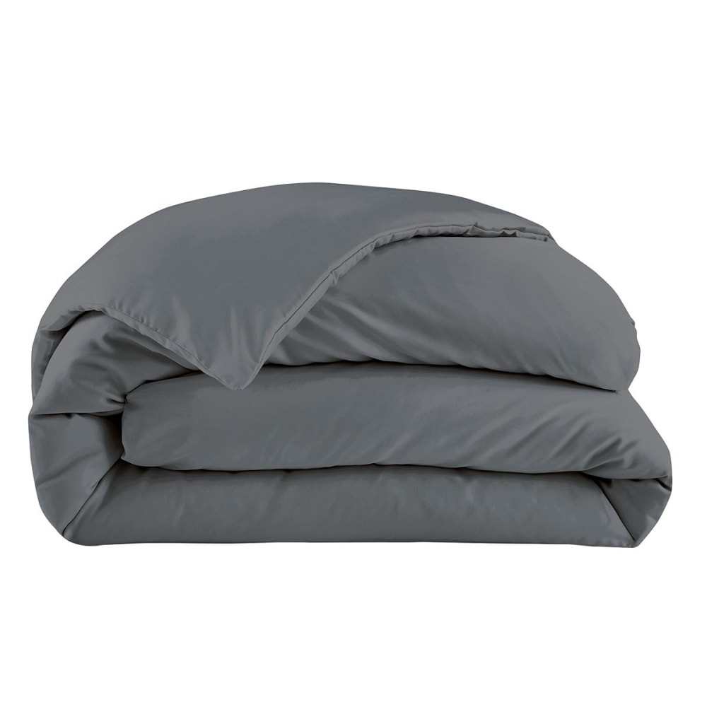 Housse de couette satin basalte 200x200 cm — vue 4
