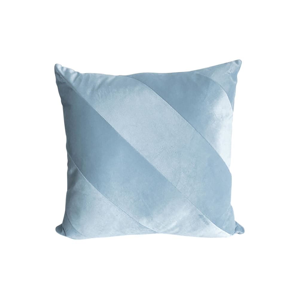 Coussin polyester bleu tendre 45x45x7cm