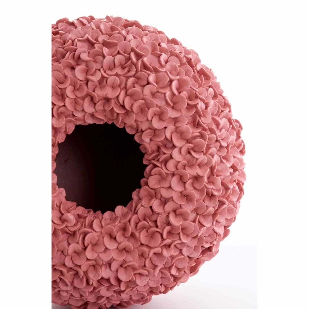 Vase plastique rouge corail Ø38cm - Maisons du Monde