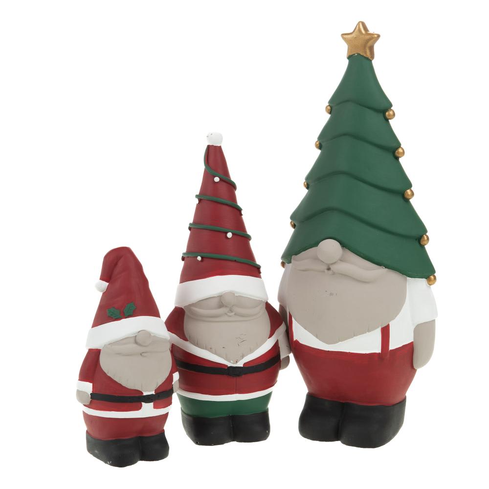 Nain de jardin Santa 29 cm rouge en - Maisons du Monde
