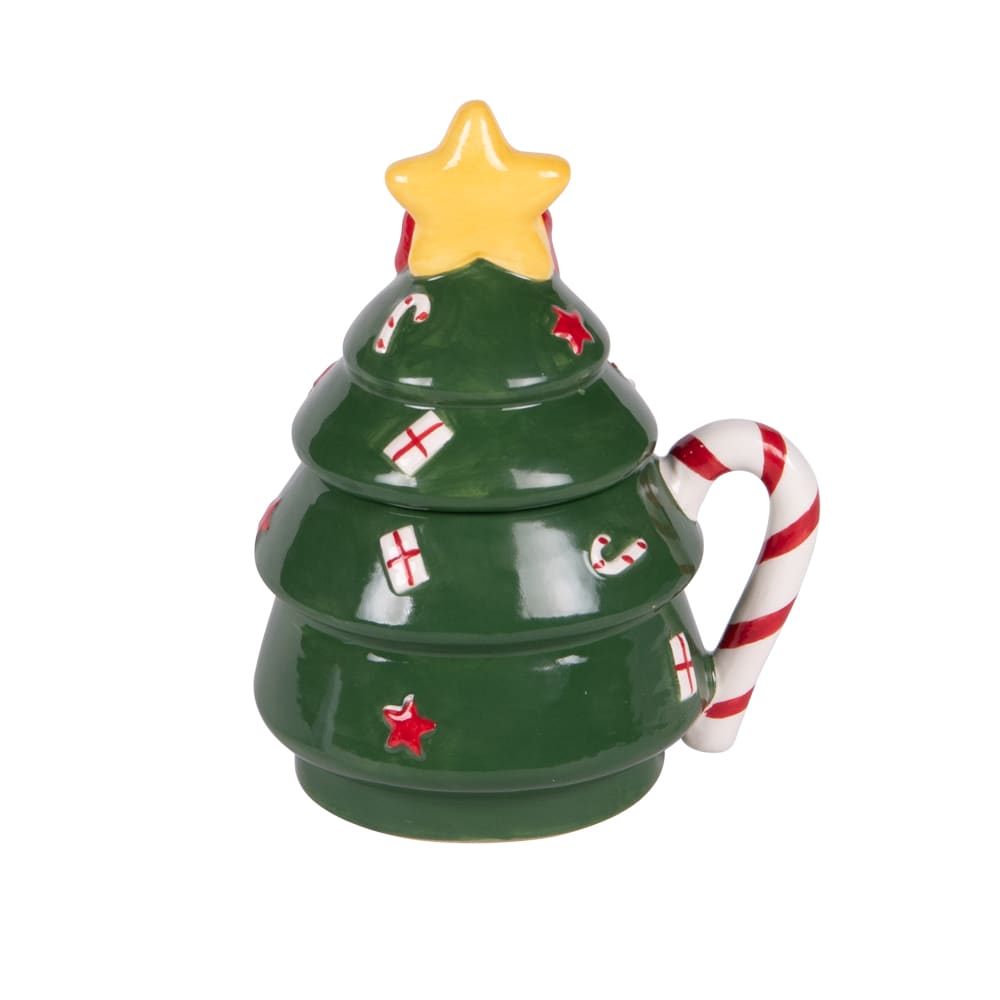 Mug sapin 30 cl vert en céramique