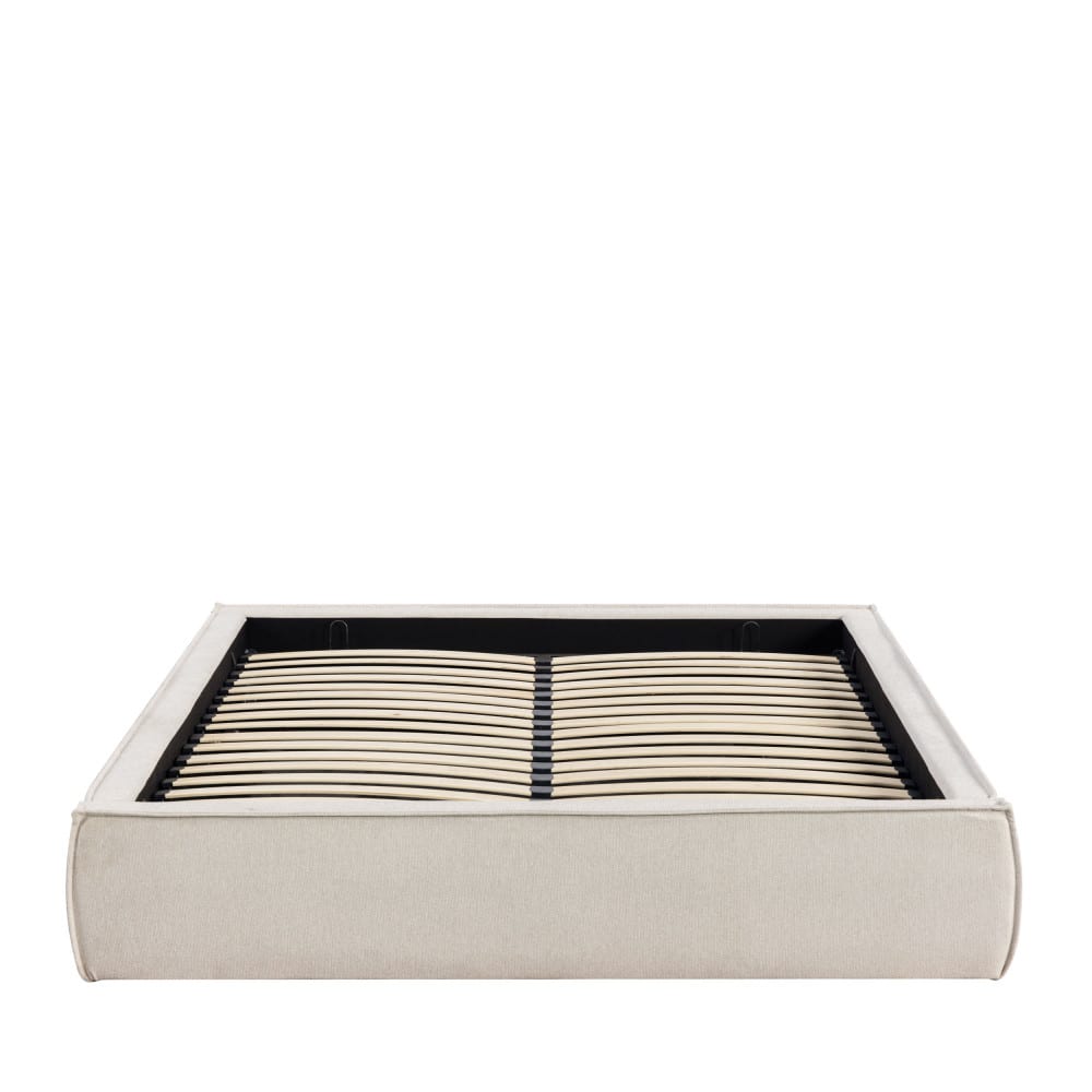 Lit coffre en tissu 140x190cm