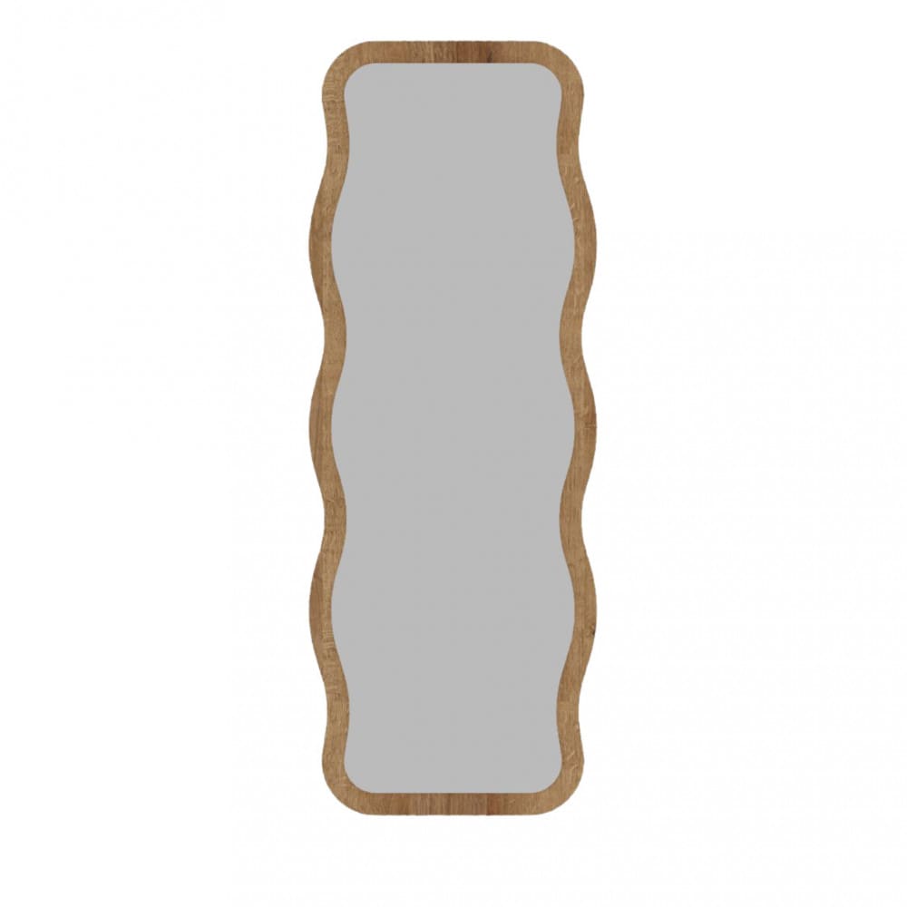 Miroir sur pieds en bois 50x160cm - Bois clair