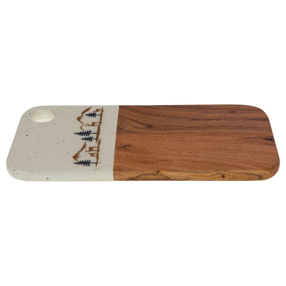 Planche  35x17 cm marron en bois - Maisons du Monde